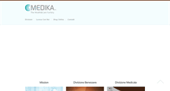 Desktop Screenshot of medika.it